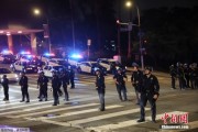 海宁约200名海军陆战队士兵进驻洛杉矶 开始执行警戒守卫任务