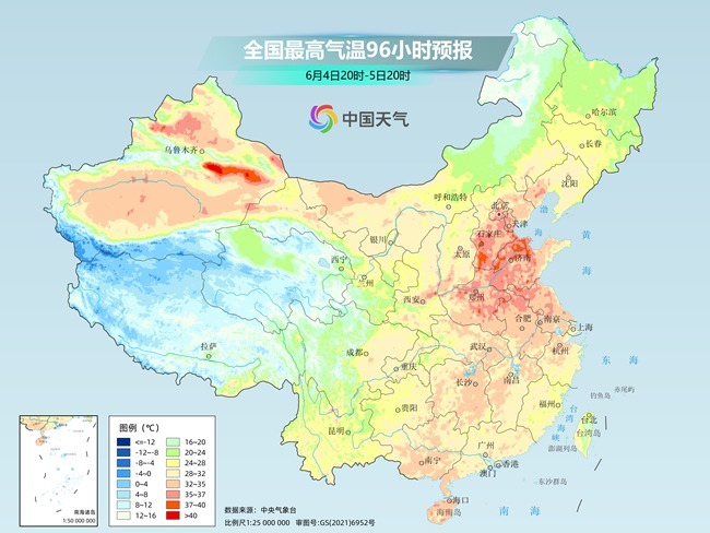 气(⛑)温弹射起飞！河北、河南、山东部分地区最高气温将超过38℃